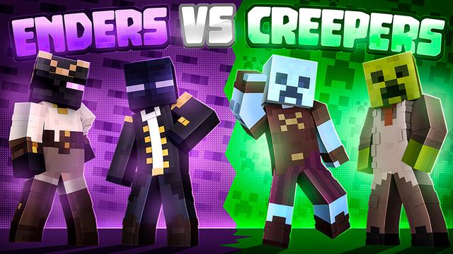 Thumbnail of the Minecraft Bedrock Marketplace product Enders vs Creepers created by Endorah.