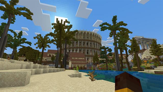Screenshot of the Minecraft Bedrock Marketplace product Gladiator Village created by Endorah.