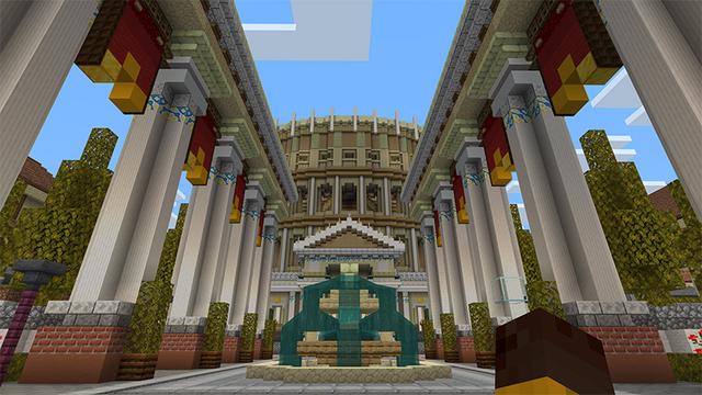 Screenshot of the Minecraft Bedrock Marketplace product Gladiator Village created by Endorah.
