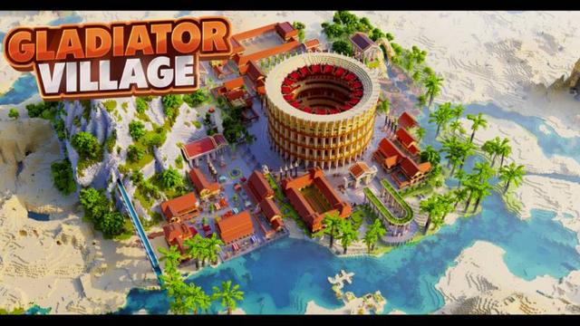 Thumbnail of the Minecraft Bedrock Marketplace product Gladiator Village created by Endorah.
