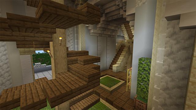 Screenshot of the Minecraft Bedrock Marketplace product Green Elf Castle created by Endorah.