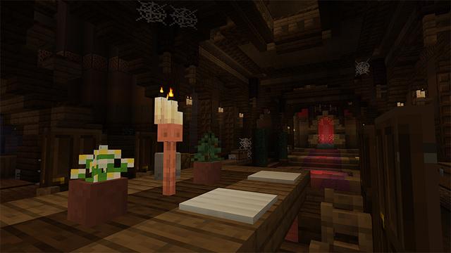 Screenshot of the Minecraft Bedrock Marketplace product Halloween Manor created by Endorah.