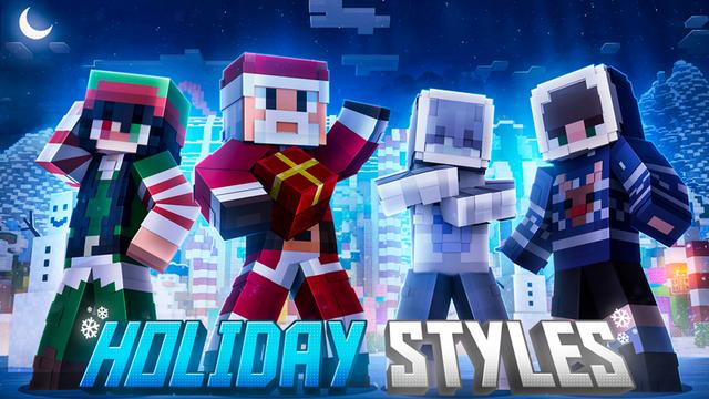 Thumbnail of the Minecraft Bedrock Marketplace product Holiday Styles created by Endorah.
