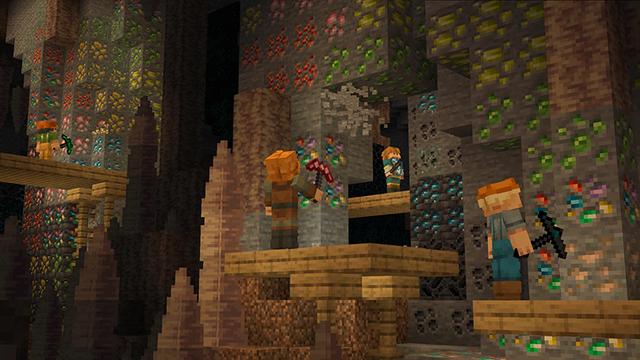 Screenshot of the Minecraft Bedrock Marketplace product More Ores + Tools Add-On created by Endorah.