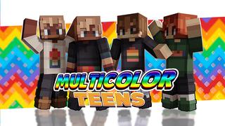Thumbnail of the Minecraft Bedrock Marketplace product Multicolor Teens created by Endorah.