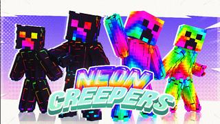 Thumbnail of the Minecraft Bedrock Marketplace product Neon Creepers created by Endorah.