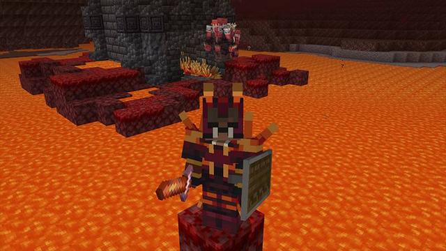 Screenshot of the Minecraft Bedrock Marketplace product Pirates Fantasy Dungeons Add-On created by Endorah.