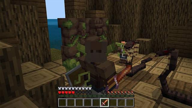 Screenshot of the Minecraft Bedrock Marketplace product Pirates Fantasy Dungeons Add-On created by Endorah.