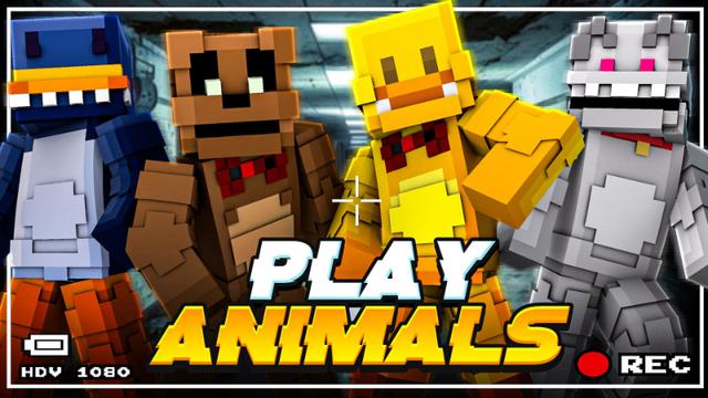 Thumbnail of the Minecraft Bedrock Marketplace product Play Animals created by Endorah.
