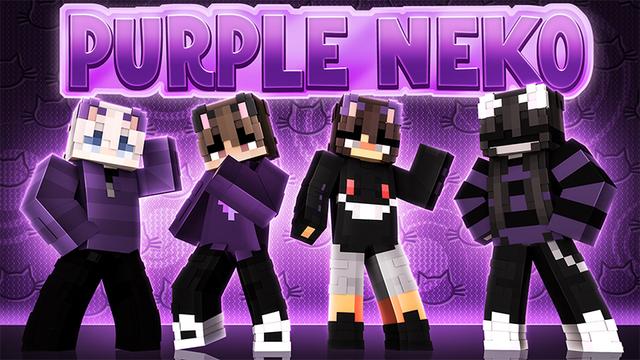 Thumbnail of the Minecraft Bedrock Marketplace product Purple Neko created by Endorah.