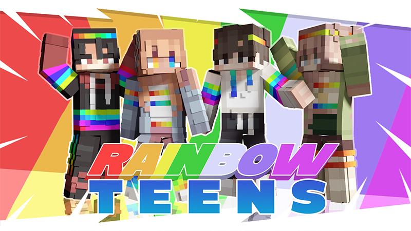 Rainbow Teens by Endorah | CHUNK - Minecraft Bedrock Marketplace Explorer