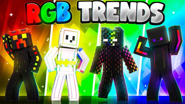 Thumbnail of the Minecraft Bedrock Marketplace product RGB Trends created by Endorah.