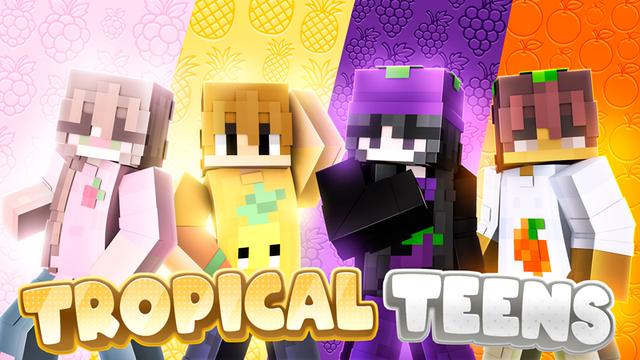 Thumbnail of the Minecraft Bedrock Marketplace product Tropical Teens created by Endorah.