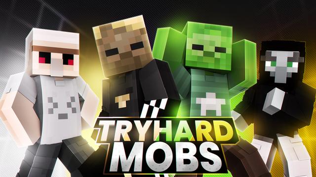 Thumbnail of the Minecraft Bedrock Marketplace product Tryhard Mobs created by Endorah.