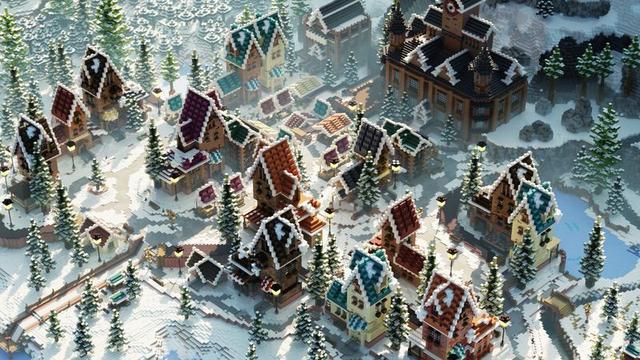 Thumbnail of the Minecraft Bedrock Marketplace product Winter Valley created by Endorah.