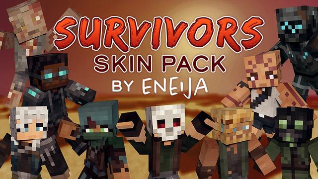 Thumbnail of the Minecraft Bedrock Marketplace product Survivors Skin Pack created by Eneija.