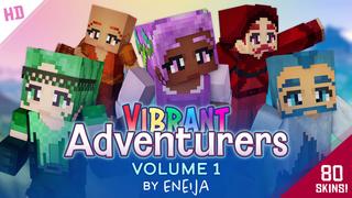Thumbnail of the Minecraft Bedrock Marketplace product Vibrant Adventurers Volume 1 created by Eneija.