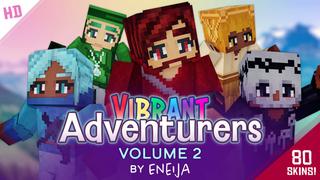 Thumbnail of the Minecraft Bedrock Marketplace product Vibrant Adventurers Volume 2 created by Eneija.