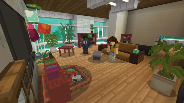 Screenshot of the Minecraft Bedrock Marketplace product Adventure City created by Entity Builds.
