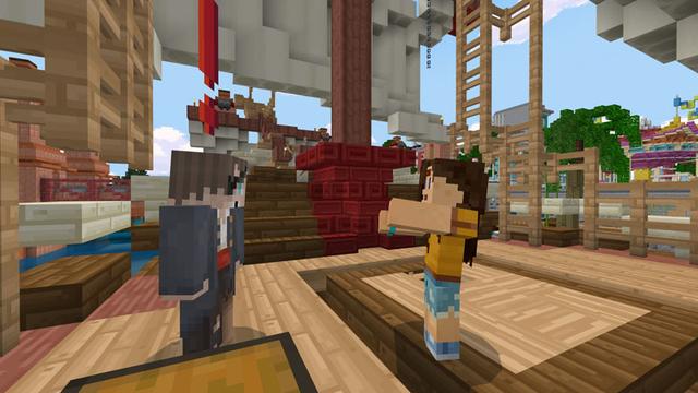 Screenshot of the Minecraft Bedrock Marketplace product Adventure City created by Entity Builds.