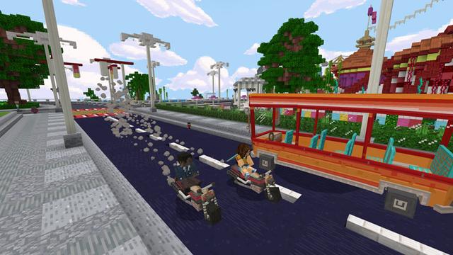 Screenshot of the Minecraft Bedrock Marketplace product Adventure City created by Entity Builds.