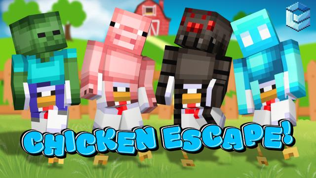 Thumbnail of the Minecraft Bedrock Marketplace product Chicken Escape created by Entity Builds.