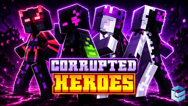 Thumbnail of the Minecraft Bedrock Marketplace product Corrupted Heroes created by Entity Builds.
