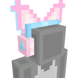 Thumbnail of the Minecraft Bedrock Marketplace product Cute Cat Headphones created by Entity Builds.