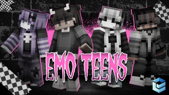 Thumbnail of the Minecraft Bedrock Marketplace product Emo Teens created by Entity Builds.