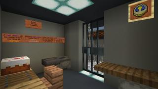Screenshot of the Minecraft Bedrock Marketplace product Escape Room: Prison Escape created by Entity Builds.