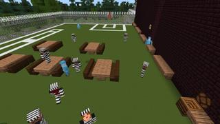 Screenshot of the Minecraft Bedrock Marketplace product Escape Room: Prison Escape created by Entity Builds.