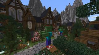 Screenshot of the Minecraft Bedrock Marketplace product Giants created by Entity Builds.