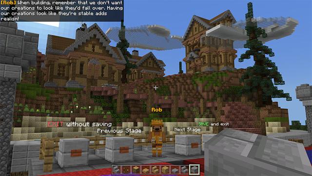 Screenshot of the Minecraft Bedrock Marketplace product Learn to Build: Medieval created by Entity Builds.