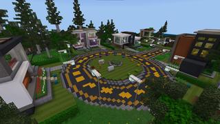 Screenshot of the Minecraft Bedrock Marketplace product Learn to Build: Modern created by Entity Builds.