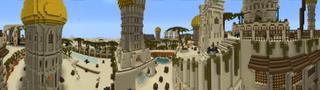 Panorama of the Minecraft Bedrock Marketplace product Mirage created by Entity Builds.