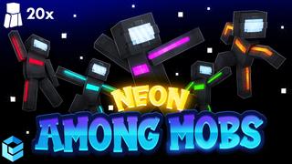Thumbnail of the Minecraft Bedrock Marketplace product Neon Among Mobs created by Entity Builds.
