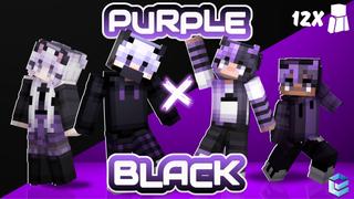 Thumbnail of the Minecraft Bedrock Marketplace product Purple x Black created by Entity Builds.