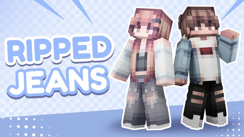 Thumbnail of the Minecraft Bedrock Marketplace product Ripped Jeans created by Entity Builds.