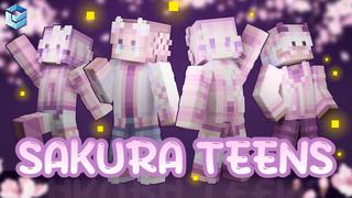 Thumbnail of the Minecraft Bedrock Marketplace product Sakura Teens created by Entity Builds.