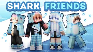 Thumbnail of the Minecraft Bedrock Marketplace product Shark Friends created by Entity Builds.