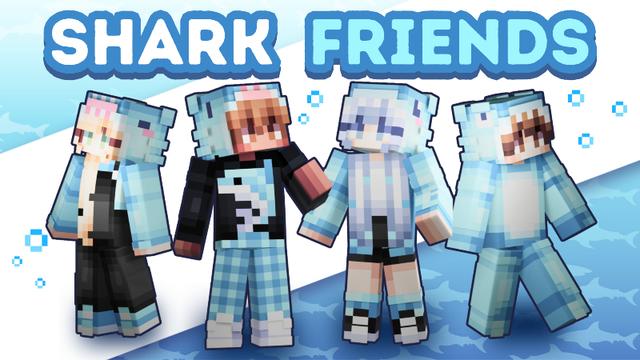 Thumbnail of the Minecraft Bedrock Marketplace product Shark Friends created by Entity Builds.