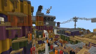 Screenshot of the Minecraft Bedrock Marketplace product Steelhome Survival created by Entity Builds.