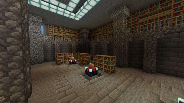 Screenshot of the Minecraft Bedrock Marketplace product Steelhome Survival created by Entity Builds.