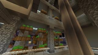 Screenshot of the Minecraft Bedrock Marketplace product Steelhome Survival created by Entity Builds.