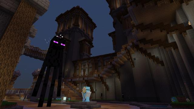 Screenshot of the Minecraft Bedrock Marketplace product The Last Castle created by Entity Builds.