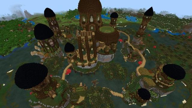 Screenshot of the Minecraft Bedrock Marketplace product Wetland Survival created by Entity Builds.
