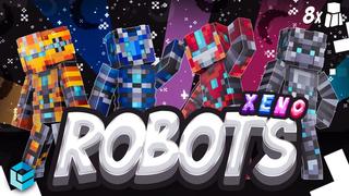 Thumbnail of the Minecraft Bedrock Marketplace product Xeno Robots created by Entity Builds.