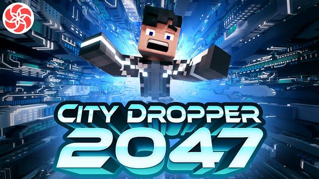 Thumbnail of the Minecraft Bedrock Marketplace product City Dropper 2047 created by Everbloom Games.