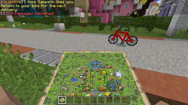 Screenshot of the Minecraft Bedrock Marketplace product Crazy Town created by Everbloom Games.
