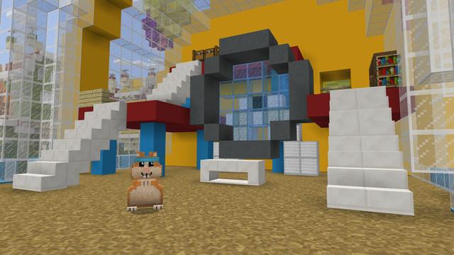 Screenshot of the Minecraft Bedrock Marketplace product Crazy Town created by Everbloom Games.